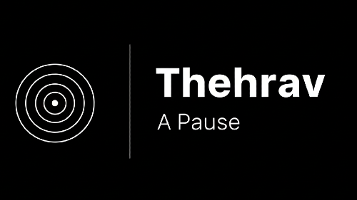 The Image is AI generated and carries the title of the website thehrav.in that is a deep reflection on life's experiences expressed via Move-See-Reflect structure.