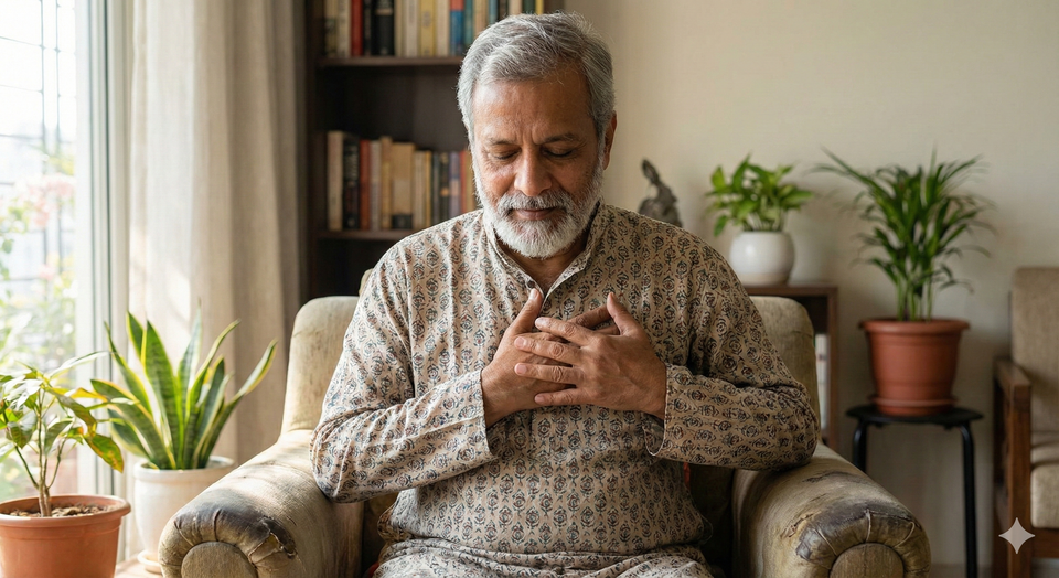 AI generated image of a person performing hands-on reiki routine. Image added to support the content of the newsletter