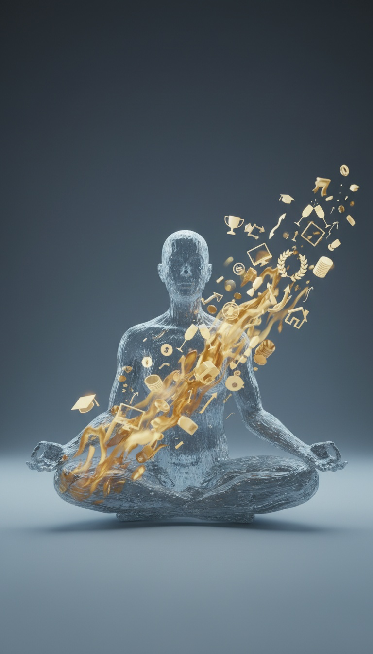 Ai generated image to show the theme evolution to become spiritual 